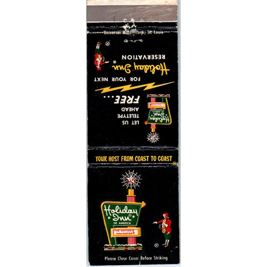 Holiday Inn Wausau Wisconsin Advertising Matchbook Cover MM9-9