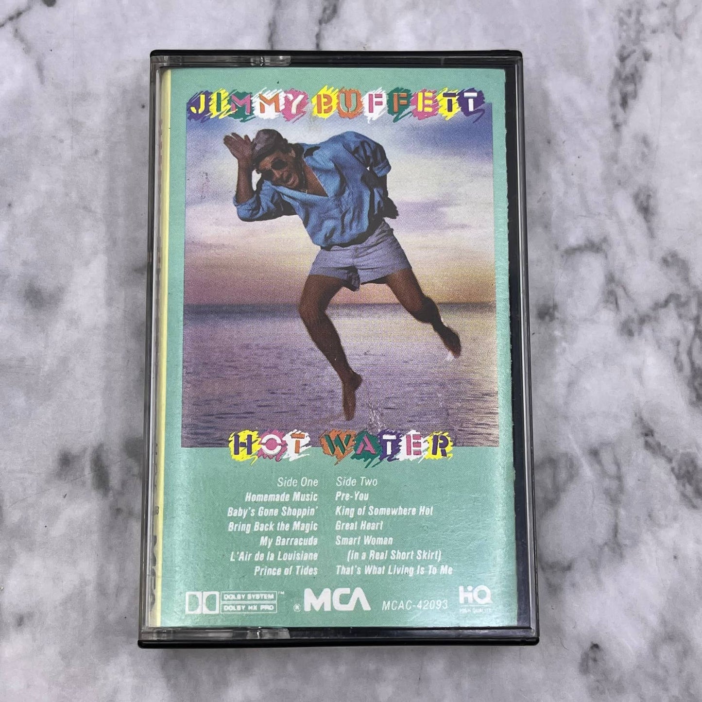 Hot Water by Jimmy Buffett (Cassette, Oct-1990, MCA) Cassette Tape TC7-42