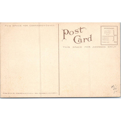 Mt. Shasta California By Moonlight Original Postcard TK1-P19