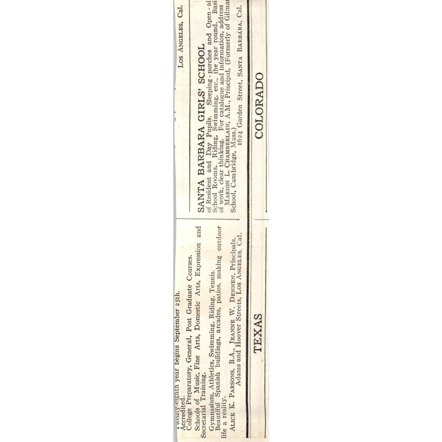 c1920 Harper's Ad - Camp Tosebo Manistee MI Todd Seminary Woodstock IL EA3