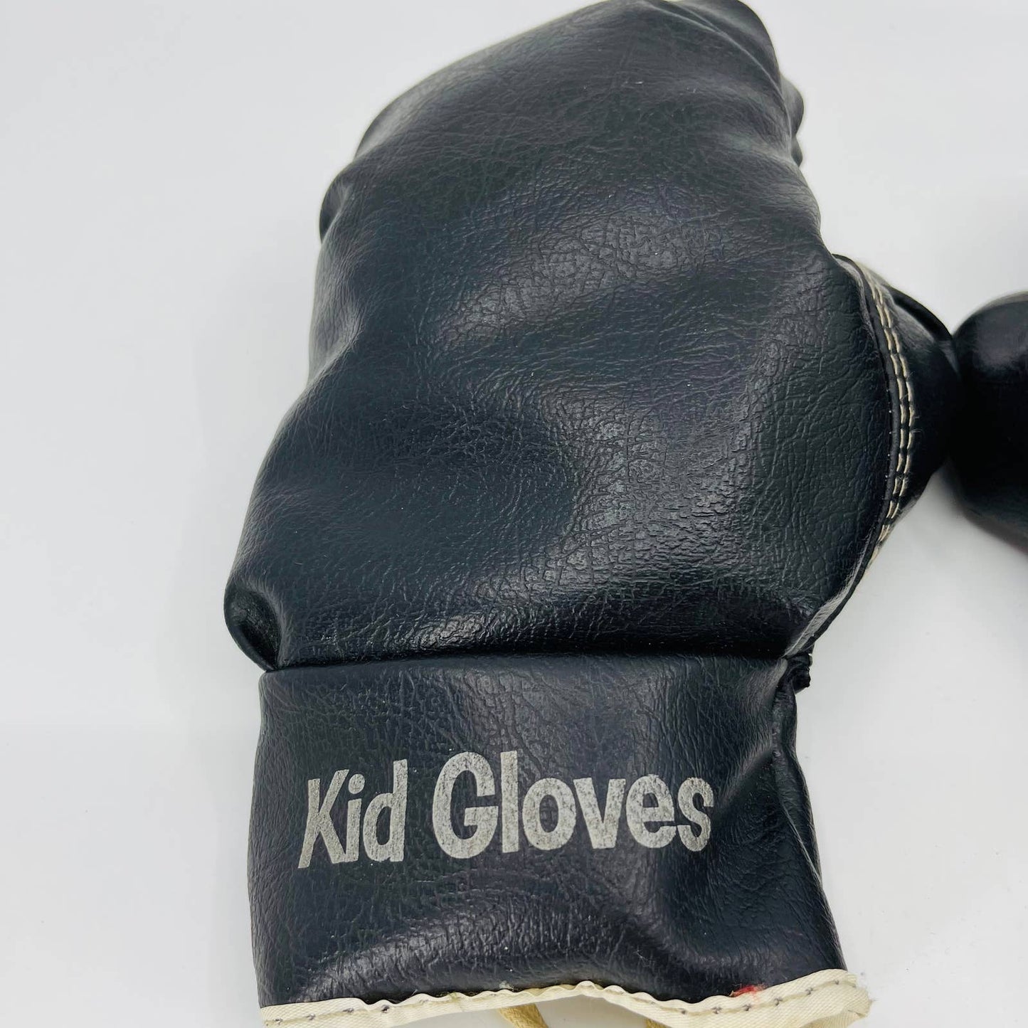 Vintage Black Leather Boxing Gloves “Kid Gloves” TB6