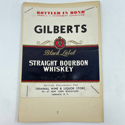 Gilbert’s Black Label Bourbon Whiskey Terminal Wine & Liquor Store Jamaica NY