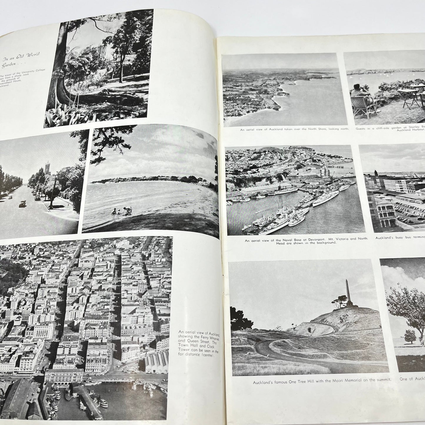 Vintage Souvenir viewbook  NEW ZEALAND 1930s-40s Auckland Christchurch V43-4
