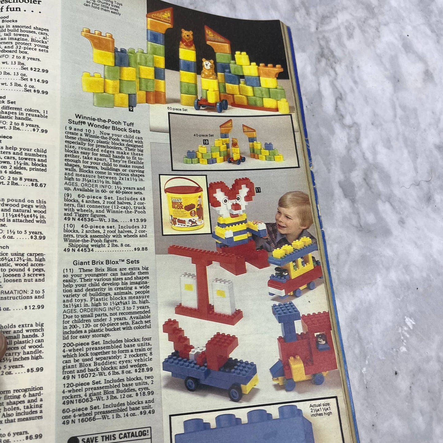 Vintage Sears Wish Book 1980 Christmas Toy Catalog Barbie, Star Wars, Lego S4