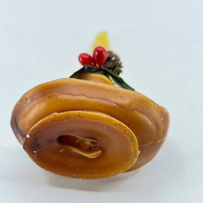 1950s Gurley Novelty Candle Christmas Thanksgiving Spiral in Candle Holder SC9
