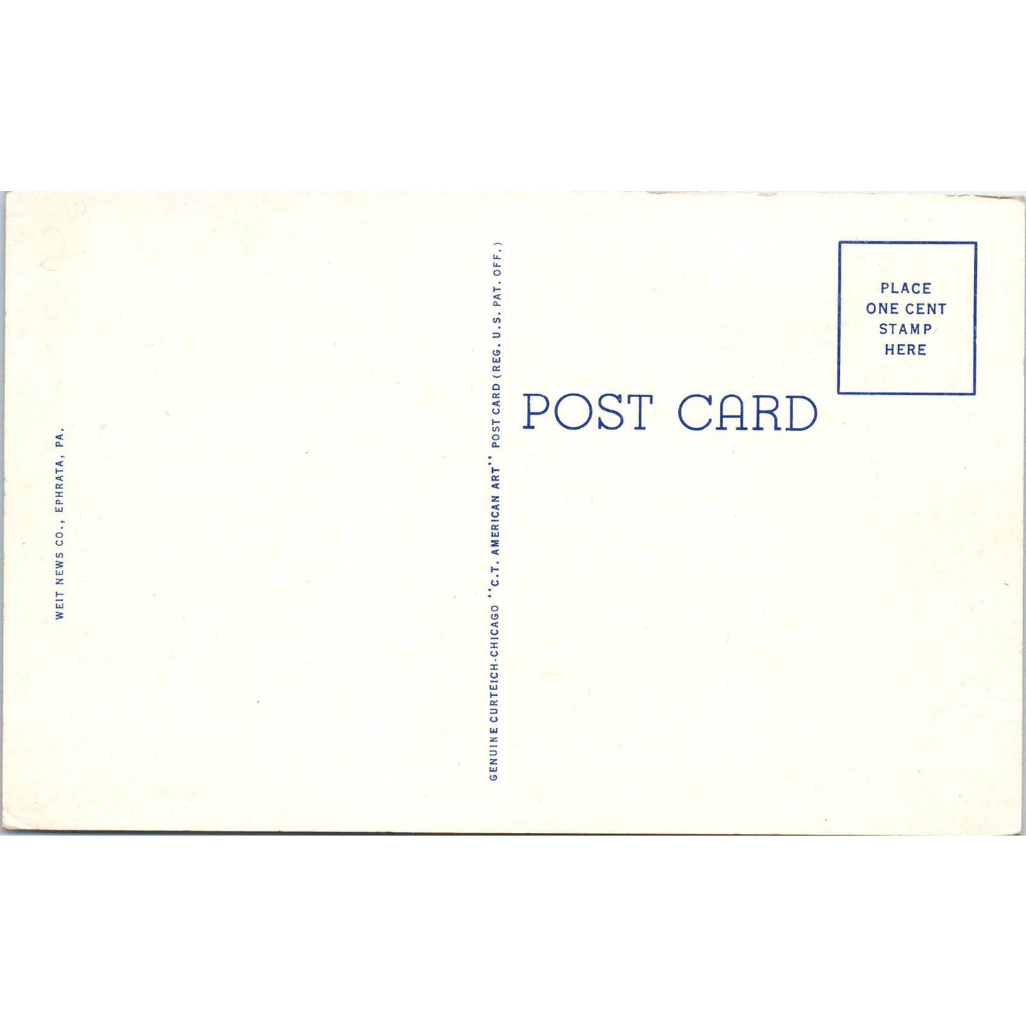 Vintage Postcard Religious Sects of Lancaster County PA TI1-1