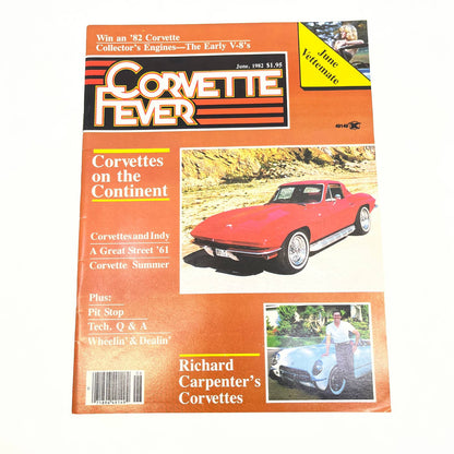1982 May/June Corvette Fever Magazine Collector's Engines The Early V-8s TG1
