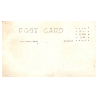 WWI Battleship Scene - Sailors Abandon Ship - Original Postcard RPPC TJ8-4