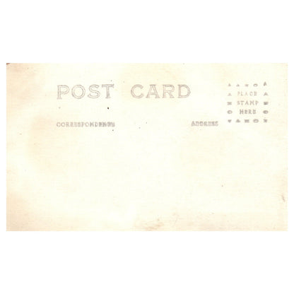 WWI Battleship Scene - Sailors Abandon Ship - Original Postcard RPPC P3-6
