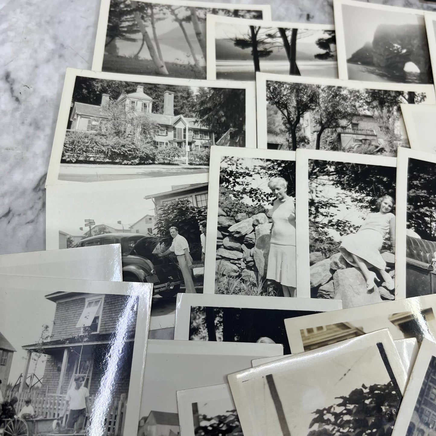 1932 Collection of Photos & Negatives East Coast Vacation Views TJ9-PG6