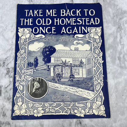 1914 Take Me Back to The Old Homestead Once Again Sheet Music Benson V41-2