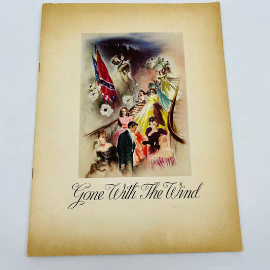 1939 Original GONE WITH THE WIND Souvenir Premiere Movie Program Booklet BA3