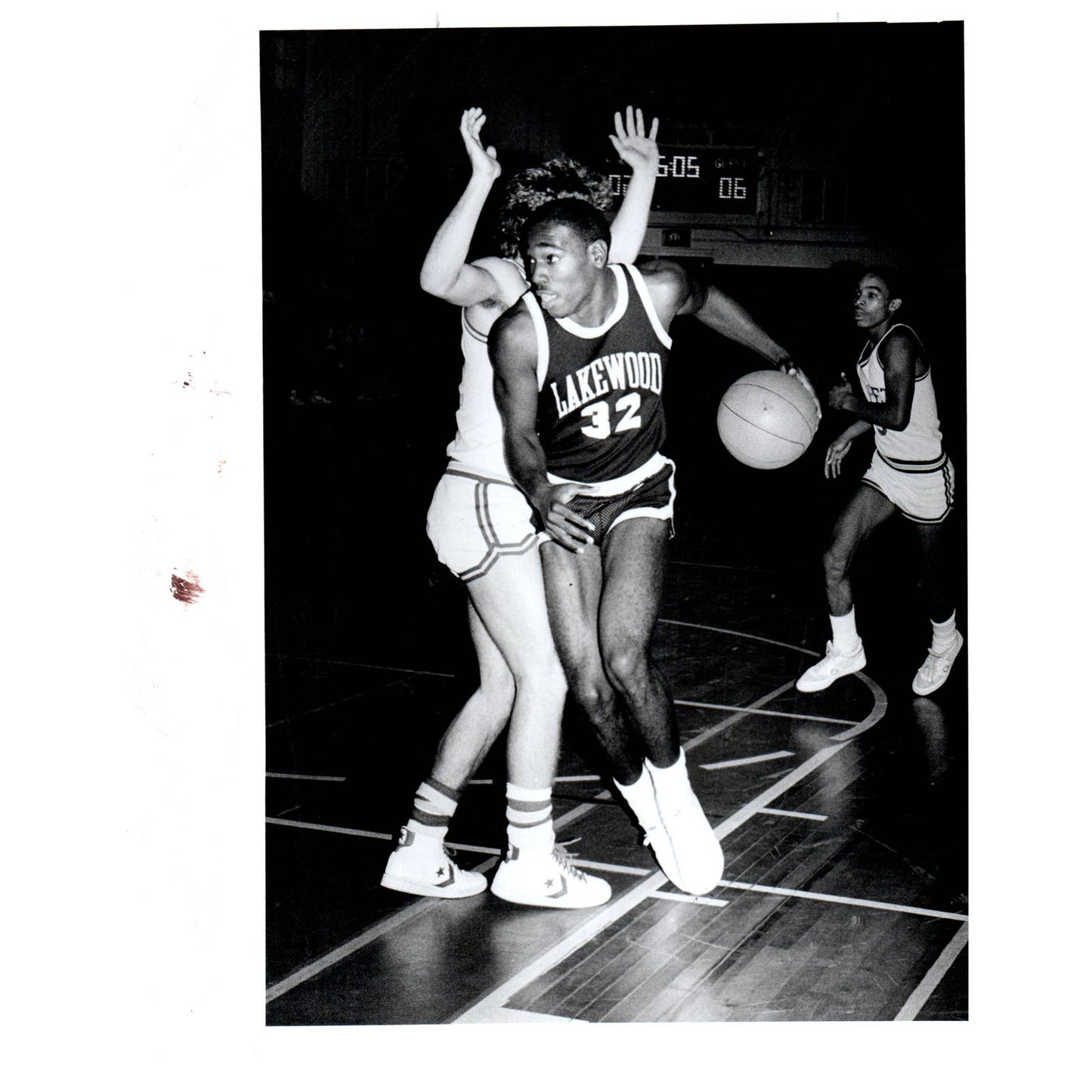 1984 Press Photo Basketball Rodney Dillard Lakewood 8x10" AD3