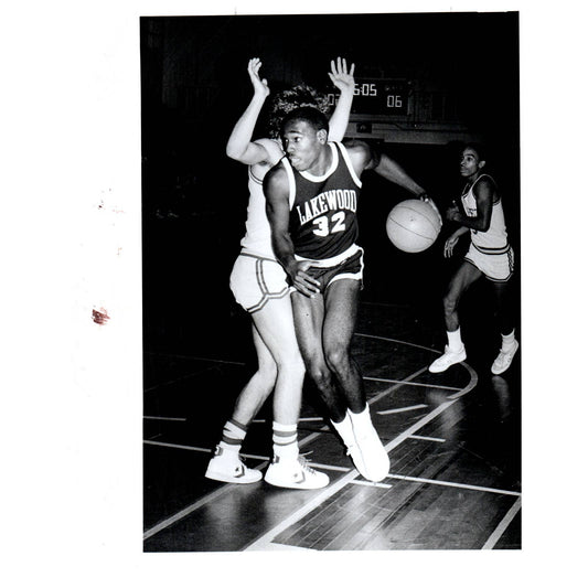 1984 Press Photo Basketball Rodney Dillard Lakewood 8x10" AD3