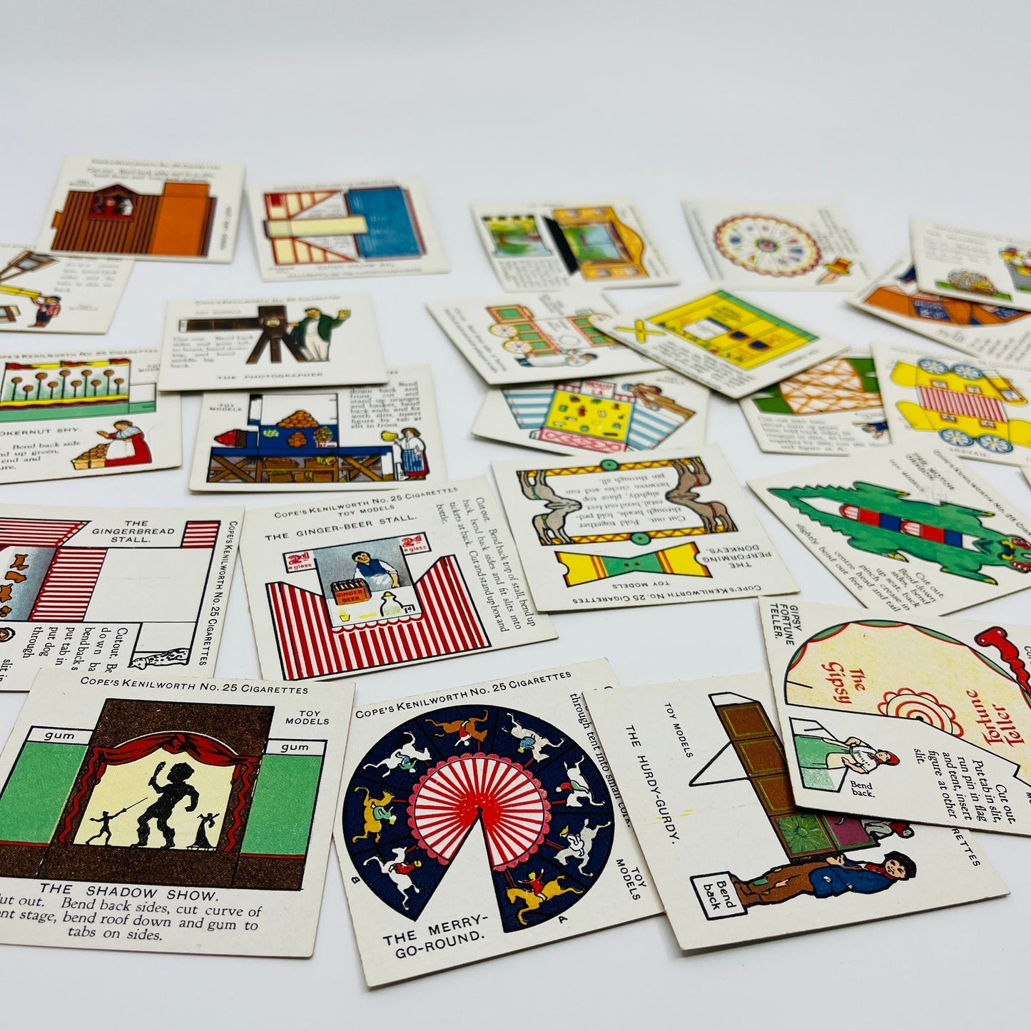 Cope's Kenilworth Cigarette Trading Cards 1925 Country Fair - 25 Card Set SF4