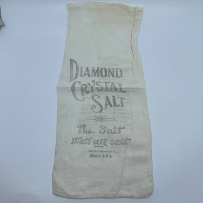 Vintage Sugar Sack - Diamond Crystal Salt Co St. Clair MI 16.5" TF5