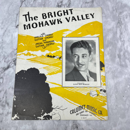 Sheet Music Bright Mohawk Valley Feat. SUNNY BOY MARCUS-Hawaiian Guitar 1935 TJ4