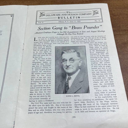 1929 The Delaware and Hudson Company Bulletin Vol. 9 No. 12 Albany NY L2-3