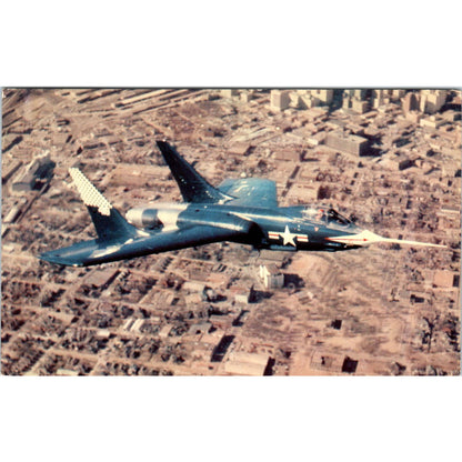 Vintage Postcard Navy Jet Fighter F7U Cutlass Tail-Less Warplane EA3