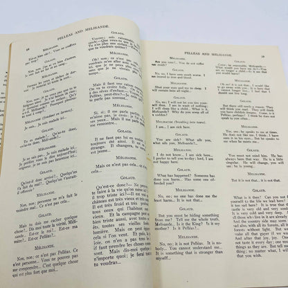 1920s Palleas et Melisande Metropolitan Opera House Grand Opera Libretto NYC TD6