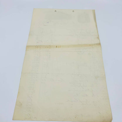 1901 Hicks & Hoge Dry Goods Wheeling W VA Billhead Letterhead Receipt AA4