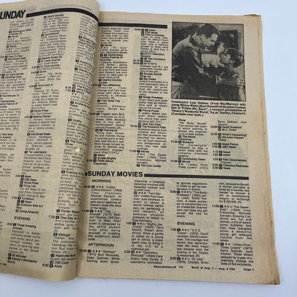 1981 Aug 2 Bellville IL News-Democrat TV Listings Drum Corps Competition L4-1