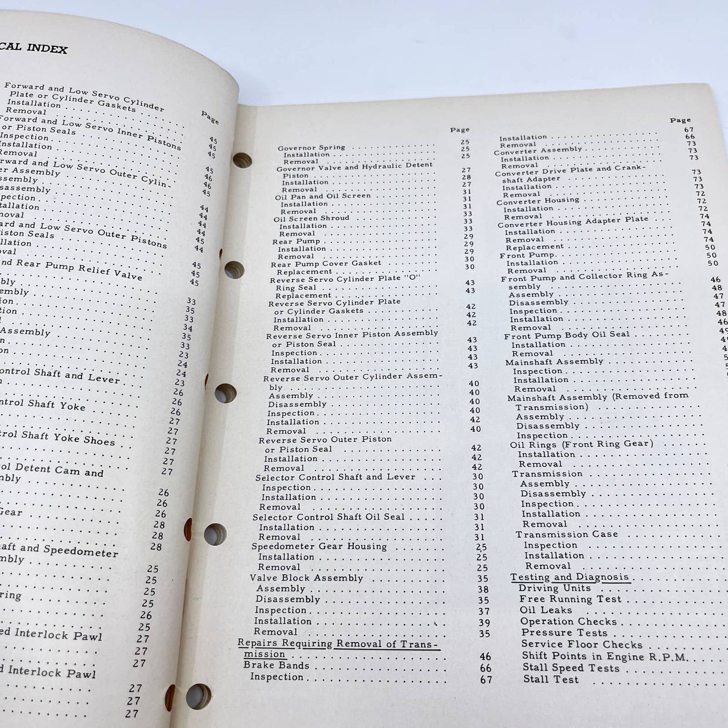 1954 IH SHOP TALKS Automatic Transmission Truck Servicemen CTS-1173 TF8-3