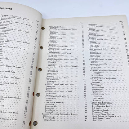 1954 IH SHOP TALKS Automatic Transmission Truck Servicemen CTS-1173 TF8-3