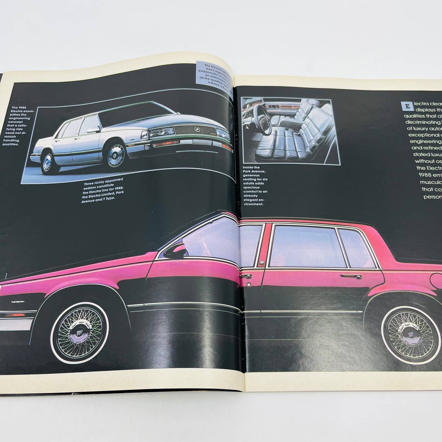 1988 Buick Catalog Brochure Press Book Electra Riviera LeSabre Regal BA1