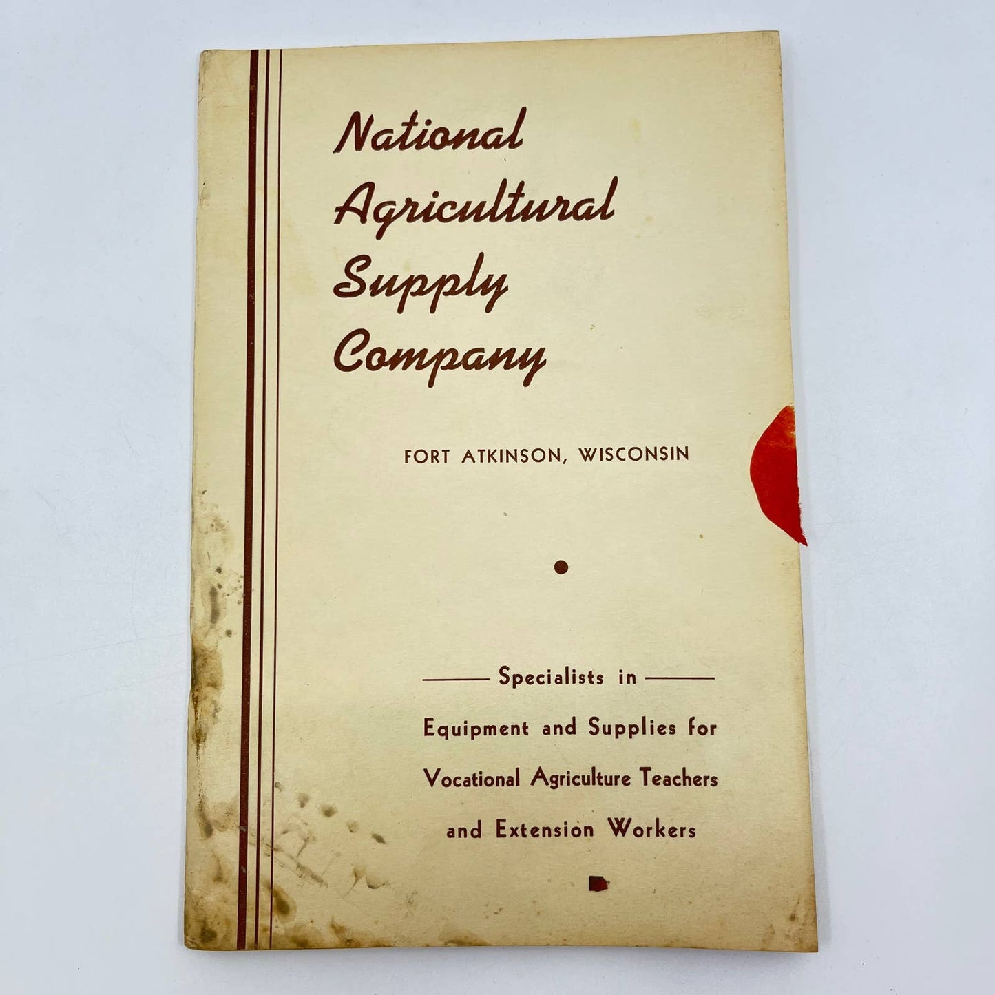 1941 National Agricultural Supply Company Catalog Fort Atkinson WI TF7