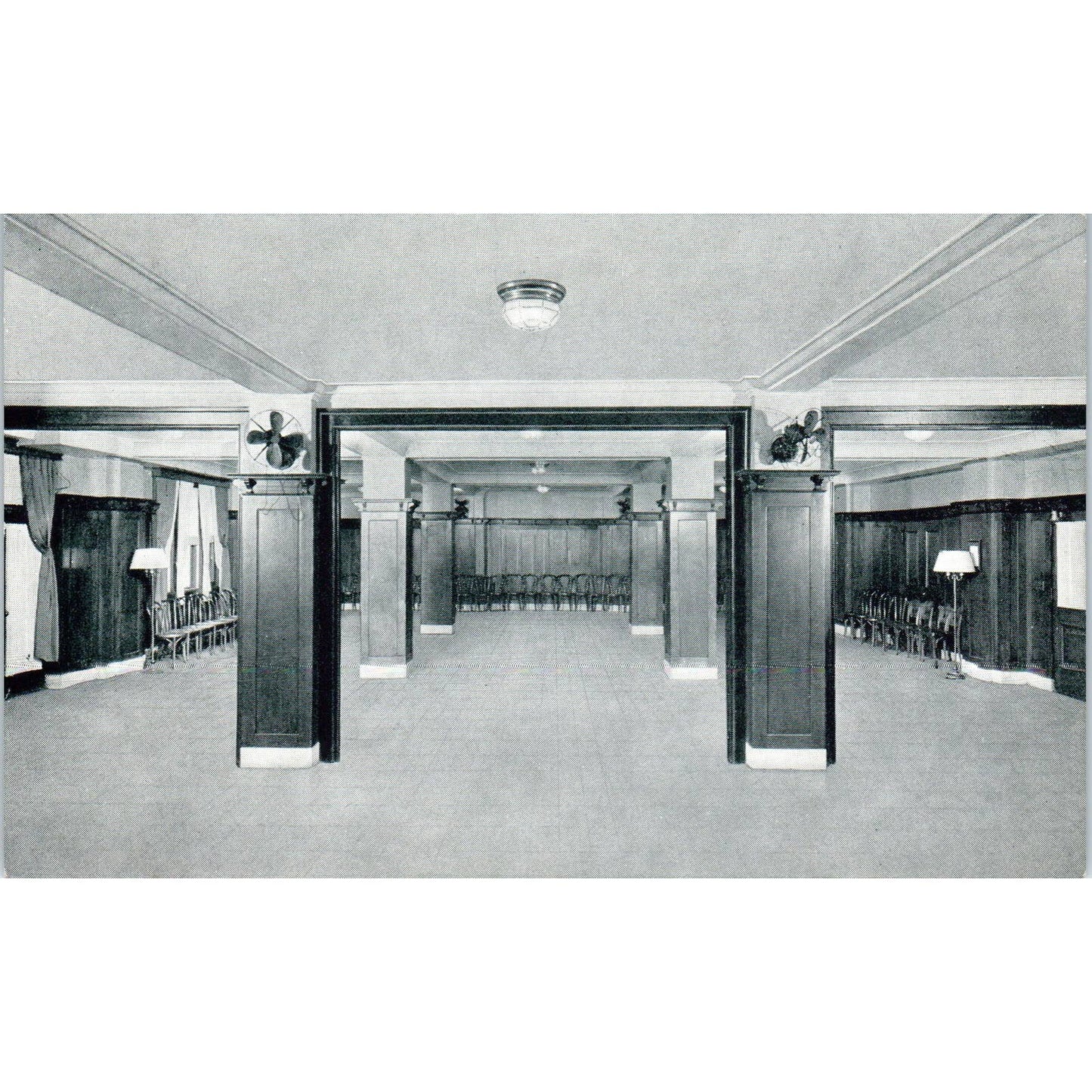 Hotel Continental - Continental Room Washington D.C. Original Postcard TK1-P2