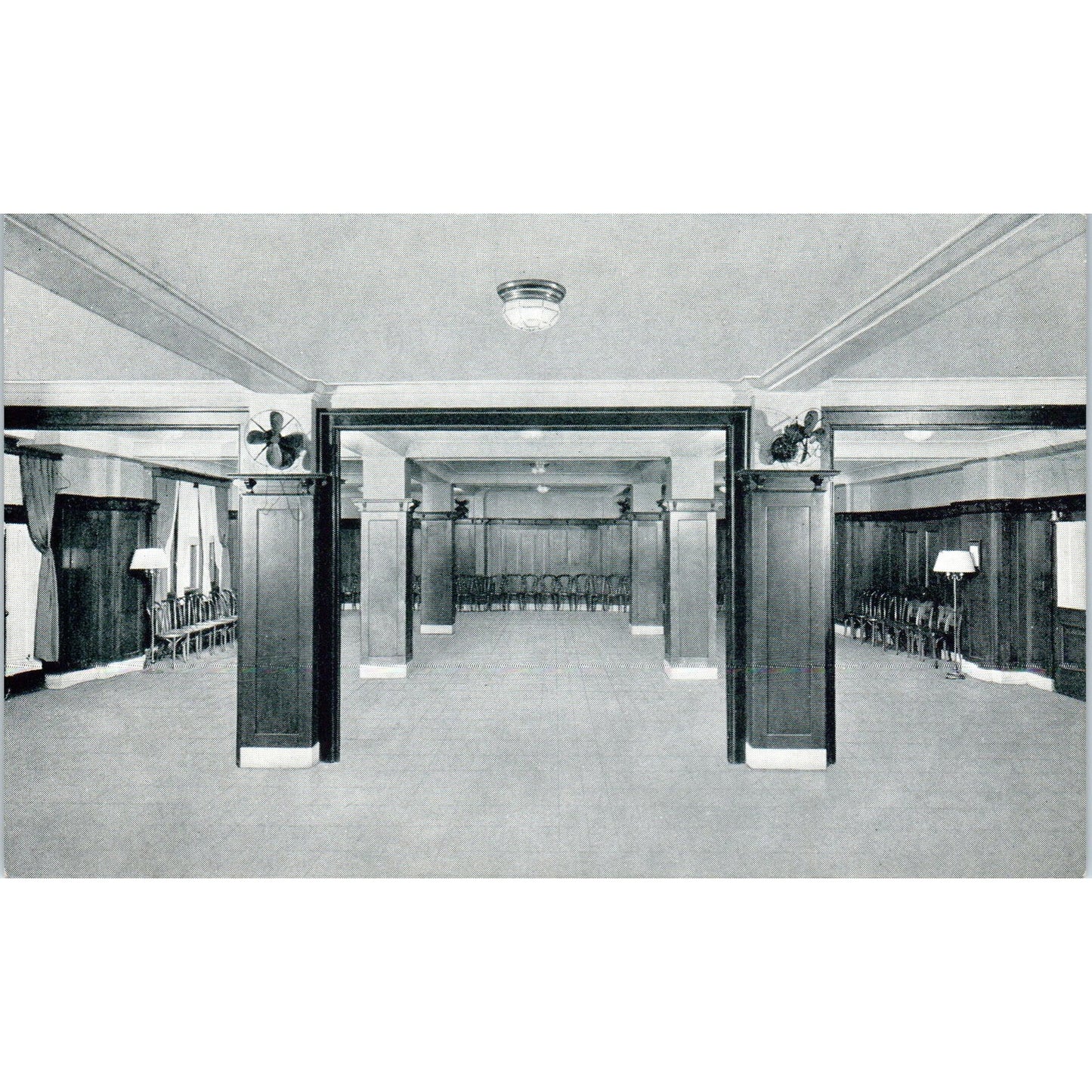 Hotel Continental - Continental Room Washington D.C. Original Postcard P1-16