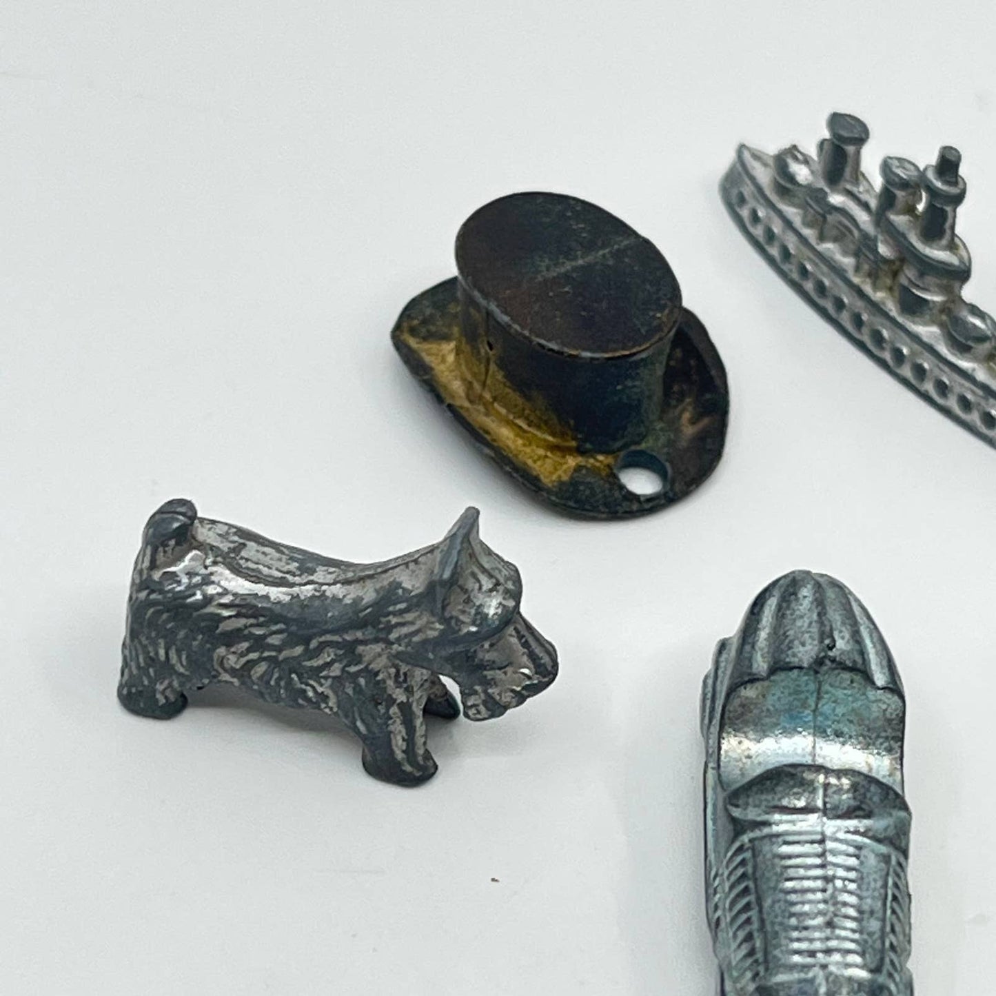 Lot of 9 Original Vintage Monopoly Game Pieces Replacement Tokens SC3