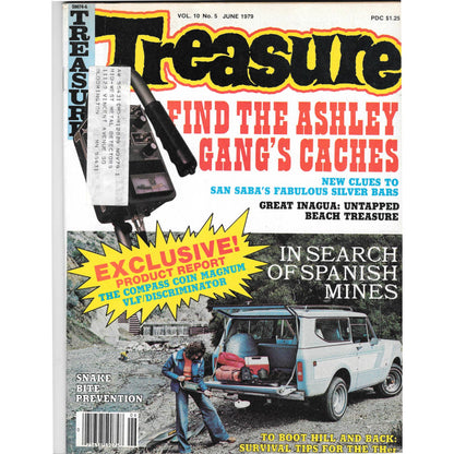 Treasure Magazine - Treasure Hunting Mines Buried Metal Detecting June 1979 MB3