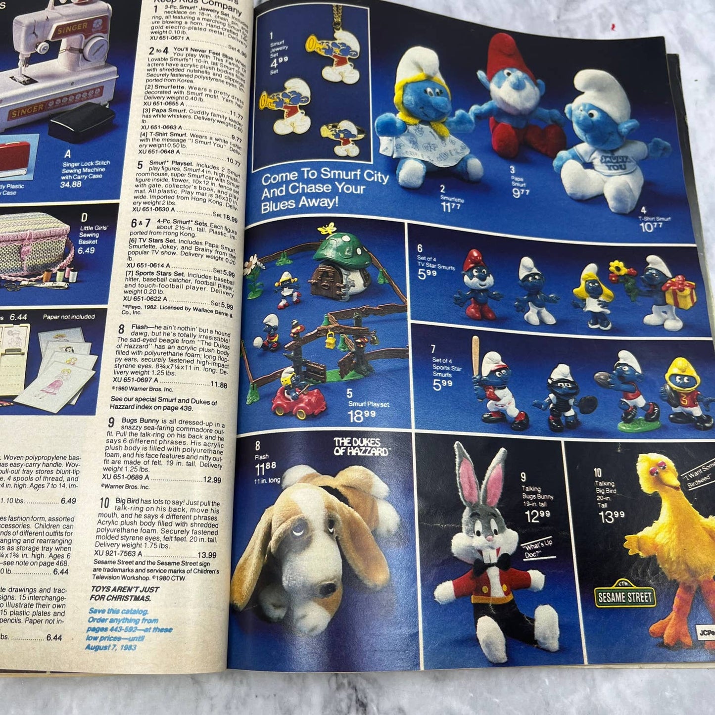 1982 JC Penny Christmas Wish Book Catalog - Great Vintage Toys & Gifts S3