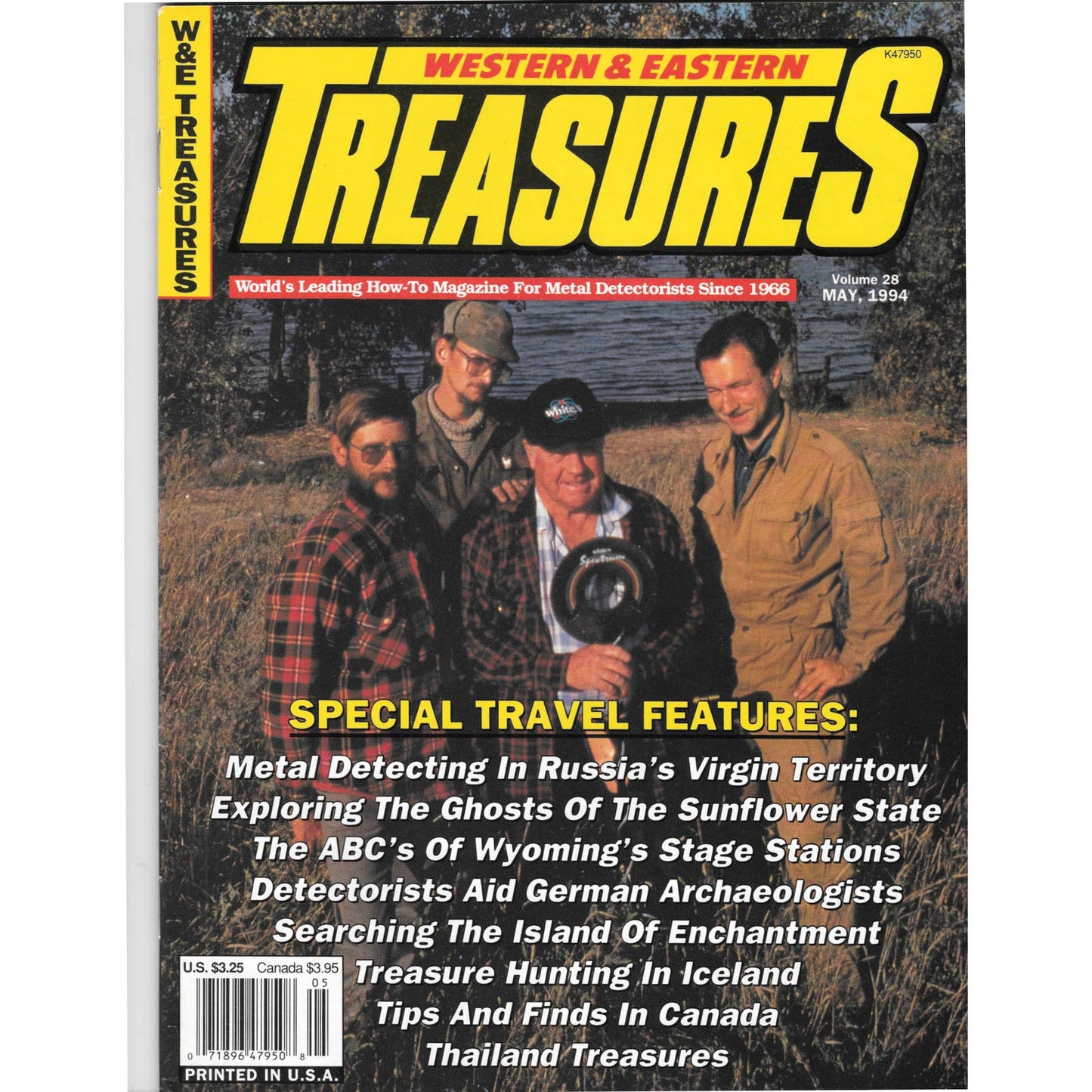 Western and Eastern Treasures Magazine May 1994 Vol. 28 Metal Detecting Gold M1