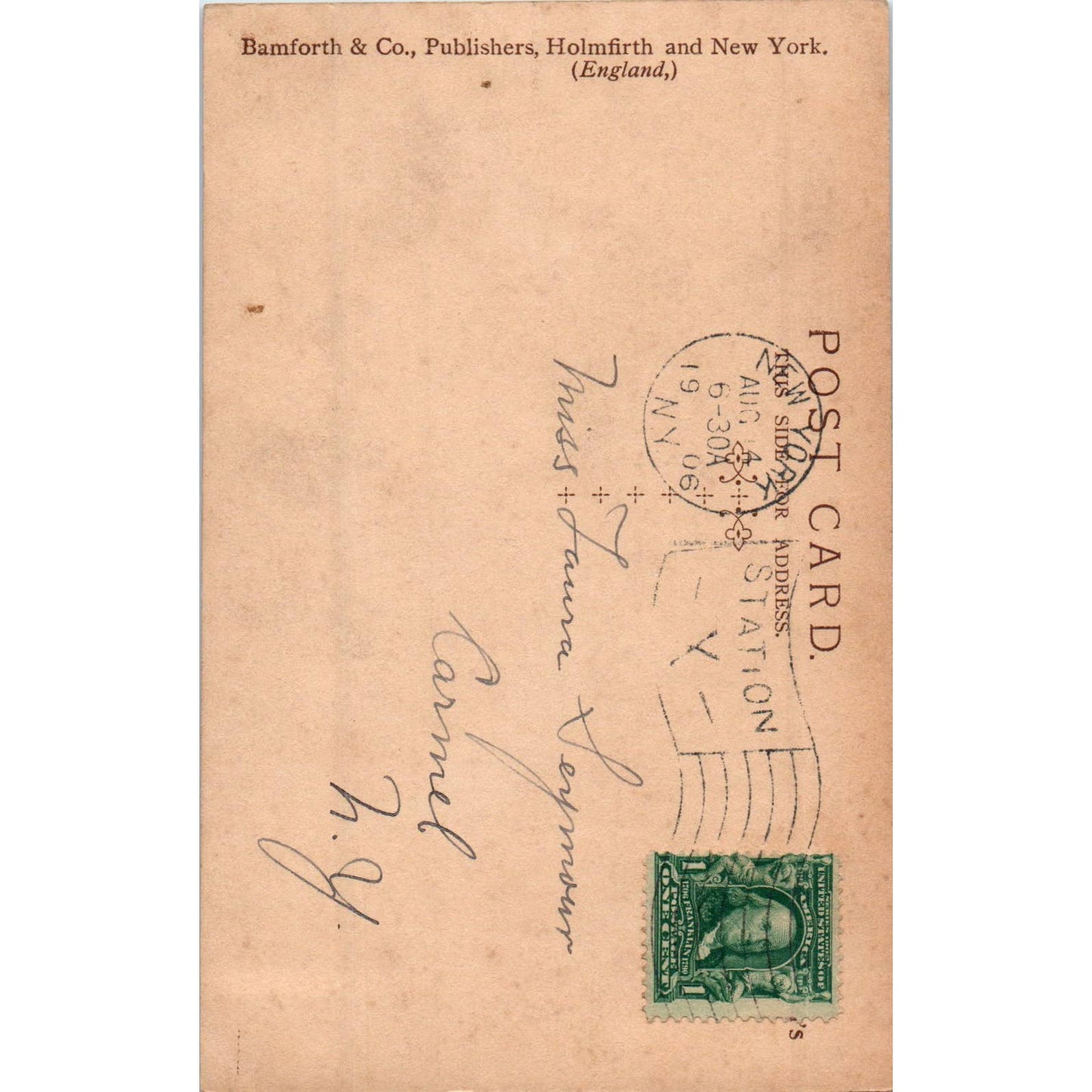 The Blue Bells of Scotland 1906 Original Postcard TK1-P13