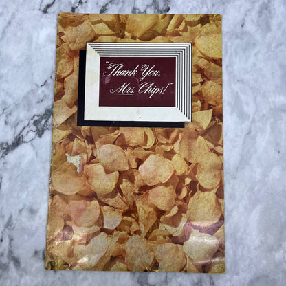 1950s So Good Potato Chip Co St. Louis MO Recipe Cook Book TJ4