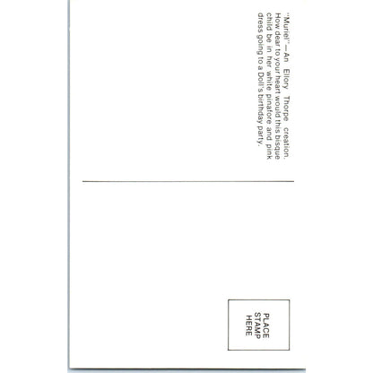 Muriel - Bisque Doll in Pink Dress by Ellory Thorpe Original Postcard PB3