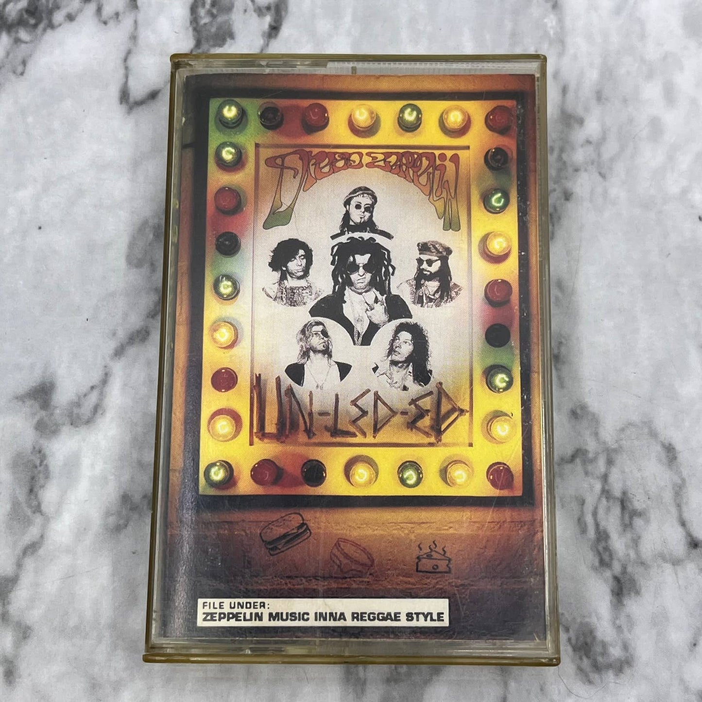 Dread Zeppelin Un-led-Ed Cassette Tape 1990 IRS Records Cassette Tape TD9-60