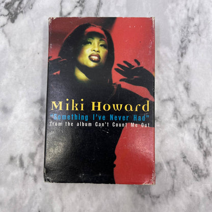 Miki Howard - Something I've Never Had Cassette Tape Single TJ4