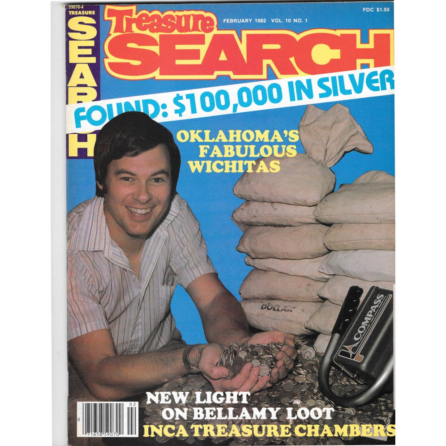 Treasure Search Magazine 1982 February Metal Detecting Gold Diamonds M2