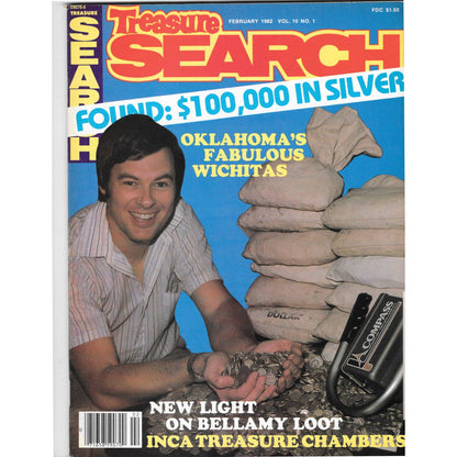 Treasure Search Magazine 1982 February Metal Detecting Gold Diamonds M2
