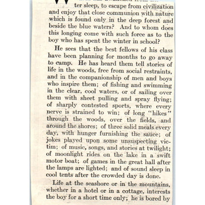 c1920 Harper's Magazine Ad Dr. Esenwein Correspondence School Springfield EA3-4