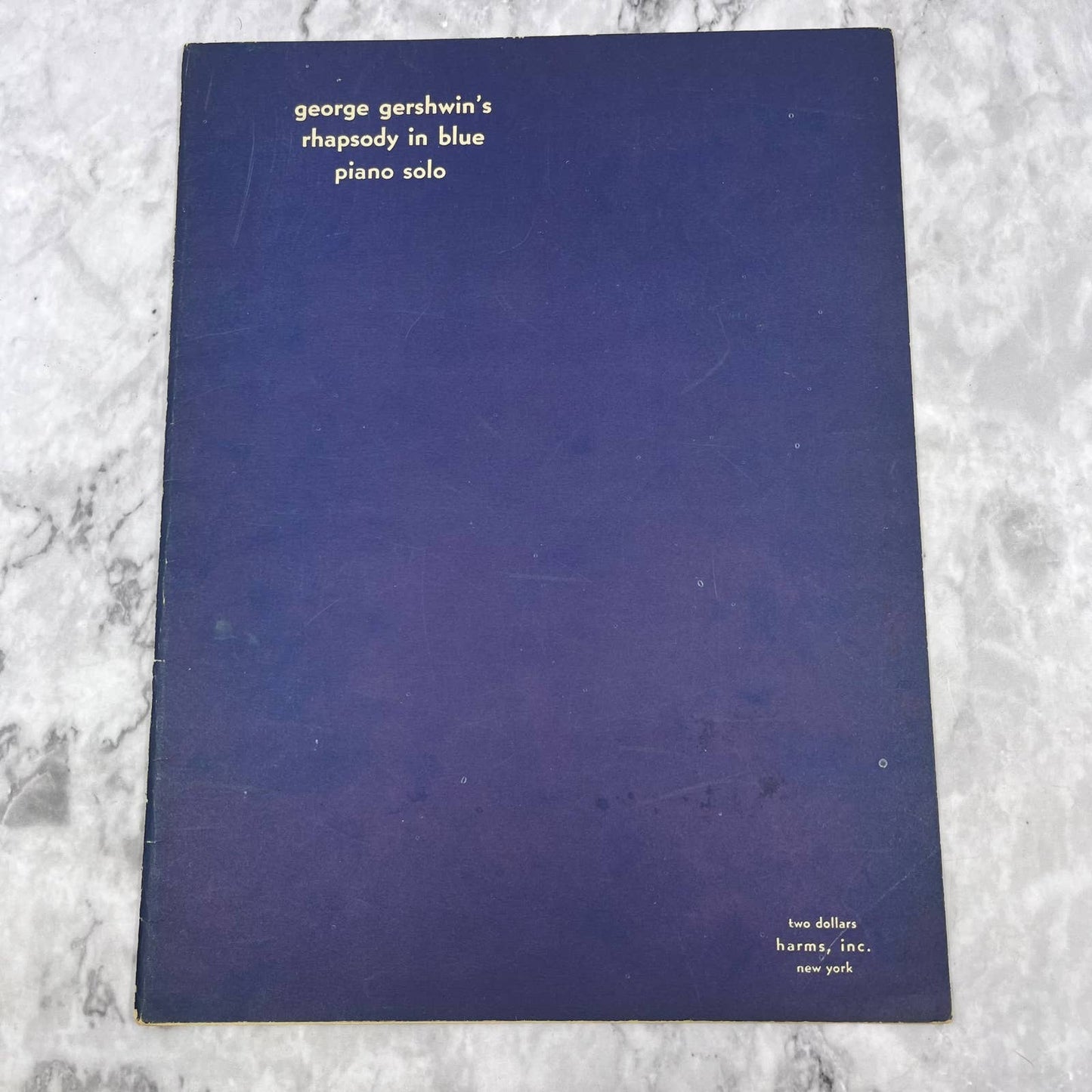 RHAPSODY IN BLUE George Gershwin Vintage 1927 Sheet Music Piano Solo TH5
