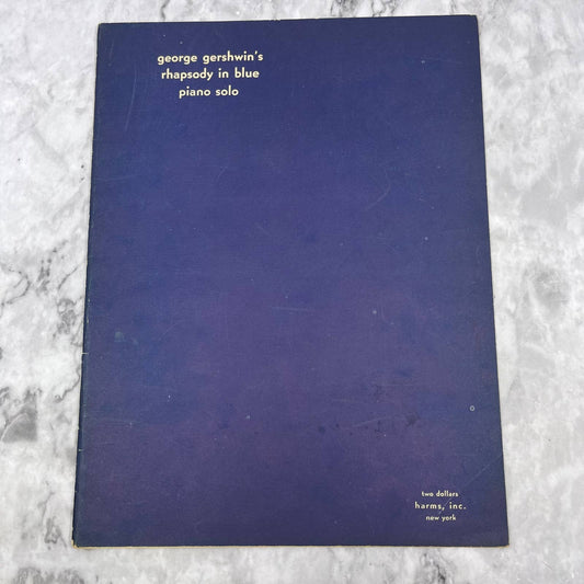 RHAPSODY IN BLUE George Gershwin Vintage 1927 Sheet Music Piano Solo TH5