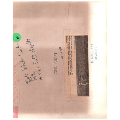 1974 Press Photo Tennis Billie Jean at Oakdale Racquet Club Practice 8x10" AD3-5