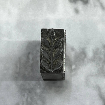 Vintage Printing Letterpress Printers Block Plate Olive Branch SE822