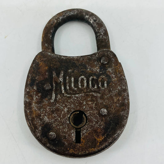 Vintage MILOCO Miller Lock Company Padlock Philadelphia No Key SA8