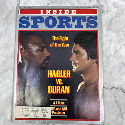 Inside Sports magazine ( the fight of the year) Hagler vs. Duran dec. 1983 TJ3